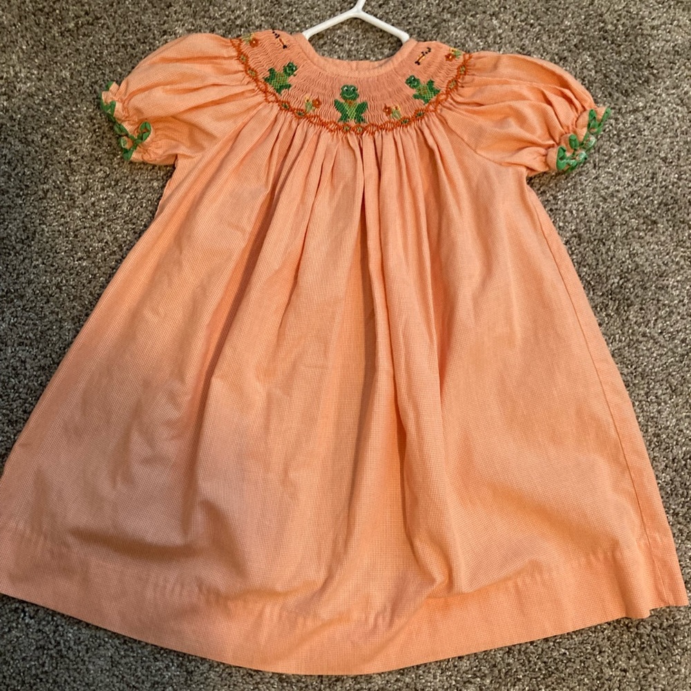 Smocked Froggy Dress 18 mos